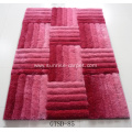 Elastic&Silk Shaggy With 3D Design